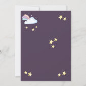 Join the magical celebration, Cute Unicorn Girl 招待状 (裏面)