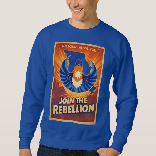 Join the Rebellion Missouri Rebel Star Bird Shirt  スウェットシャツ (正面)