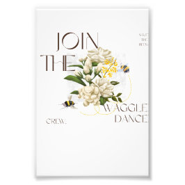 Join the Waggle Dance Crew: Nature Inspired フォトプリント