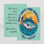 Join Us for a Cast Away Celebration 招待状 (正面/裏面)