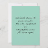 Join Us for a Day of Fun 招待状 (裏面)