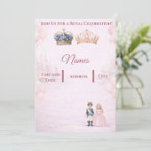 Join us for a Royal Celebration Birthday Invites 招待状 (スタンド正面)