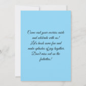 Join Us for an Adventure 招待状 (裏面)