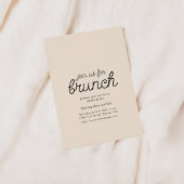 Join us For Brunch Party Invitation Template 招待状