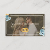 Join Us For our Wedding Celebration! 名刺 (正面)