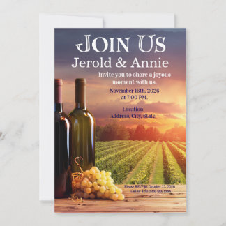 Join Us Invitation 招待状