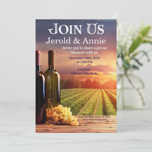 Join Us Invitation 招待状 (スタンド正面)