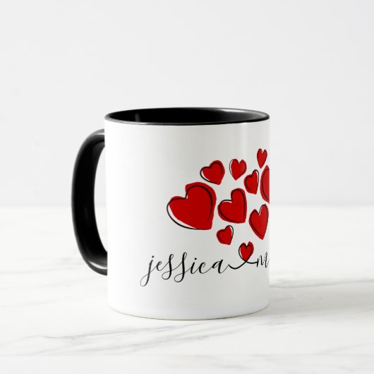 Joined by Love & Lontic Personalization Mag マグカップ (正面左)