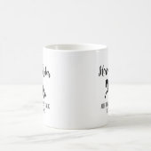 Joined not by tack but trust, horse coffee Mug コーヒーマグカップ (中央)