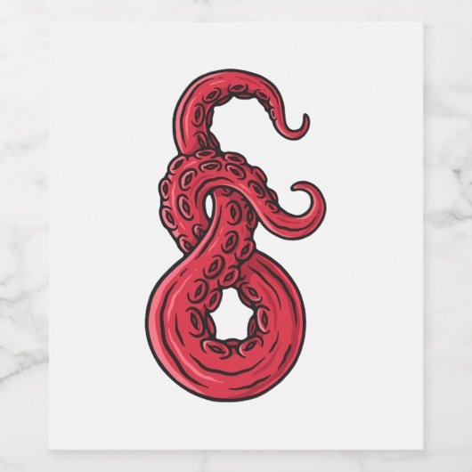 Joined tentacles ワインラベル (シングルラベル)