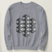 Joined Triangles Men's Sweatshirt スウェットシャツ (デザイン正面)