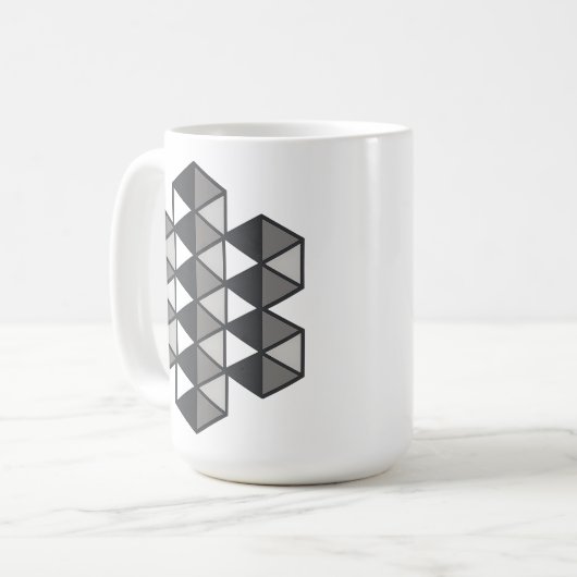 Joined Triangles  Mug コーヒーマグカップ (正面左)