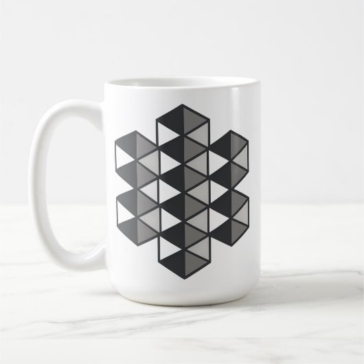 Joined Triangles  Mug コーヒーマグカップ (左)