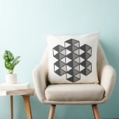 Joined Triangles Throw Pillow クッション (椅子)