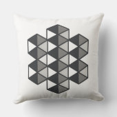 Joined Triangles Throw Pillow クッション (裏面)