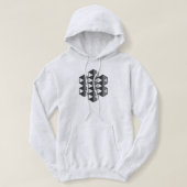 Joined Triangles Women's Hooded Sweatshirt パーカ (デザイン正面)