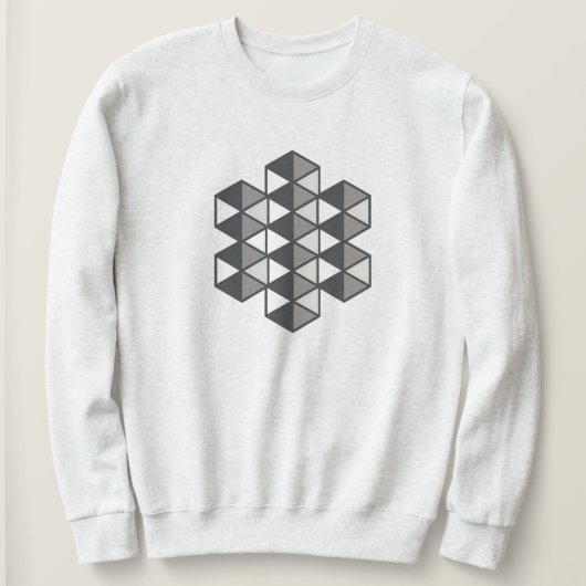 Joined Triangles Women's Sweatshirt スウェットシャツ (デザイン正面)