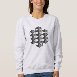Joined Triangles Women's Sweatshirt スウェットシャツ