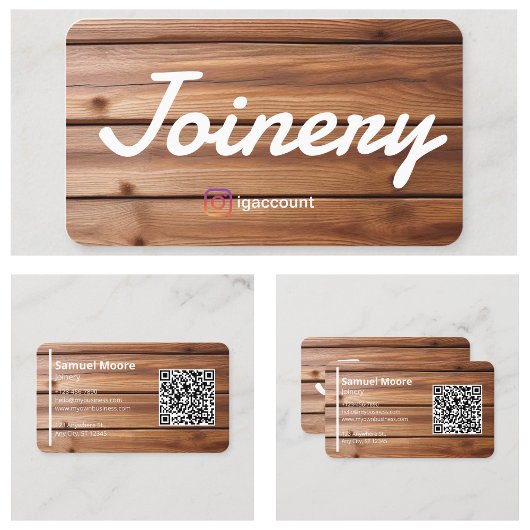Joinery QRコード テンプレート 名刺