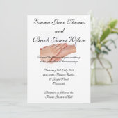 Joining Hands結婚式招待状 招待状 (スタンド正面)