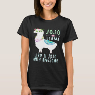 Jojollama Like A Jojo Only Awesome Llama Jojo Tシャツ