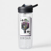 Joker and Batman Spade Playing Card Illustration ウォーターボトル (左面)