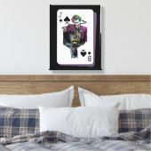 Joker and Batman Spade Playing Card Illustration キャンバスプリント (インサイチュ (寝室))