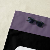 Joker and Batman Spade Playing Card Illustration ビーチタオル (インサイチュ)