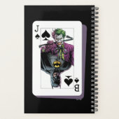 Joker and Batman Spade Playing Card Illustration プランナー手帳 (裏面)