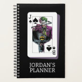 Joker and Batman Spade Playing Card Illustration プランナー手帳 (正面)