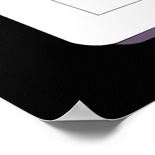 Joker and Batman Spade Playing Card Illustration ポスター (角)