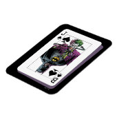 Joker and Batman Spade Playing Card Illustration マグネット (左側)