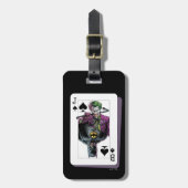 Joker and Batman Spade Playing Card Illustration ラゲッジタグ (正面縦)
