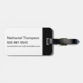 Joker and Batman Spade Playing Card Illustration ラゲッジタグ (裏面横)