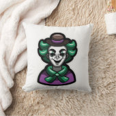Joker Clown Art Decorative Pillow クッション (ブランケット)