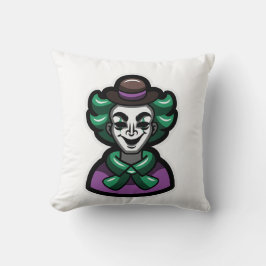 Joker Clown Art Decorative Pillow クッション