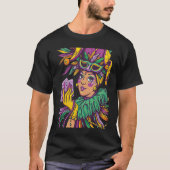 Joker Mardi Gras Party Parade Shenanigans Carnival Tシャツ (正面)