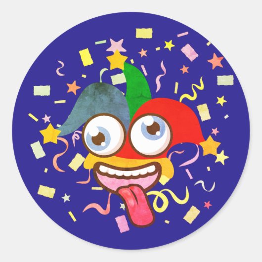 JOKER PRANKS ラウンドシール (正面)