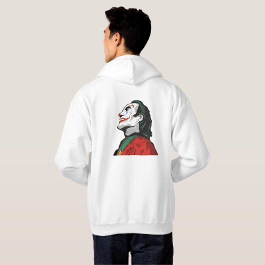 Joker Print Hoodie パーカ (裏面フル)