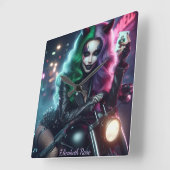 Joker's Wild スクエア壁時計 (傾斜)