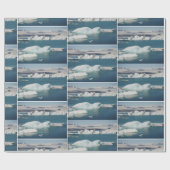 Jokulsarlonアイスランドの包装紙 ラッピングペーパー (フラット)