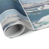 Jokulsarlonアイスランドの包装紙 ラッピングペーパー (ロールコーナー)