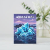 Jökulsárlón Iceland ポストカード (スタンド正面)
