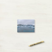 Jokulsarlon, Iceland - Glacier Lagoon post it note ポストイット (デスク上)