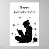 Jólabókaflóð – Icelandic Book Flood, Poster Gift ポスター (正面)