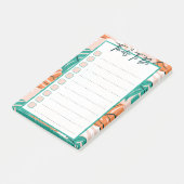 Joli Post-it® Thinks To Do Fleurs Colorées ポストイット (アングル)