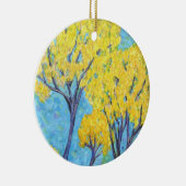 Jolieの黄色い木 セラミックオーナメント (右)