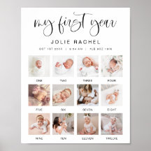 JOLIEミニマルおもしろいBoho初年度写真マイルストーン