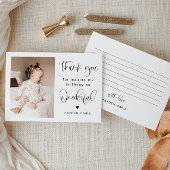 JOLIEミニマルおもしろいOnederful誕生日ありがとう 招待状