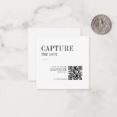 JOLIEモダン共有ザ・ラブQRコードテーブルカード ノートカード (正面/裏面インサイチュ)